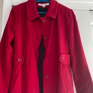 Larry Levine 80% wool 20% Nylon dry clean only women’s pea coat.
